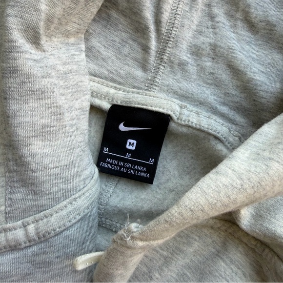 Nike Yoga Full Zip Asymmetrical Light Grey Womens Hoodie | Size: Medium - Picture 2 of 8